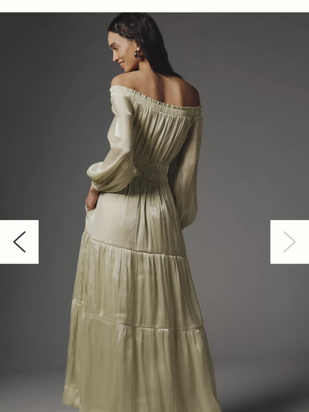 NWT The Somerset Off-Shoulder Maxi Dress M